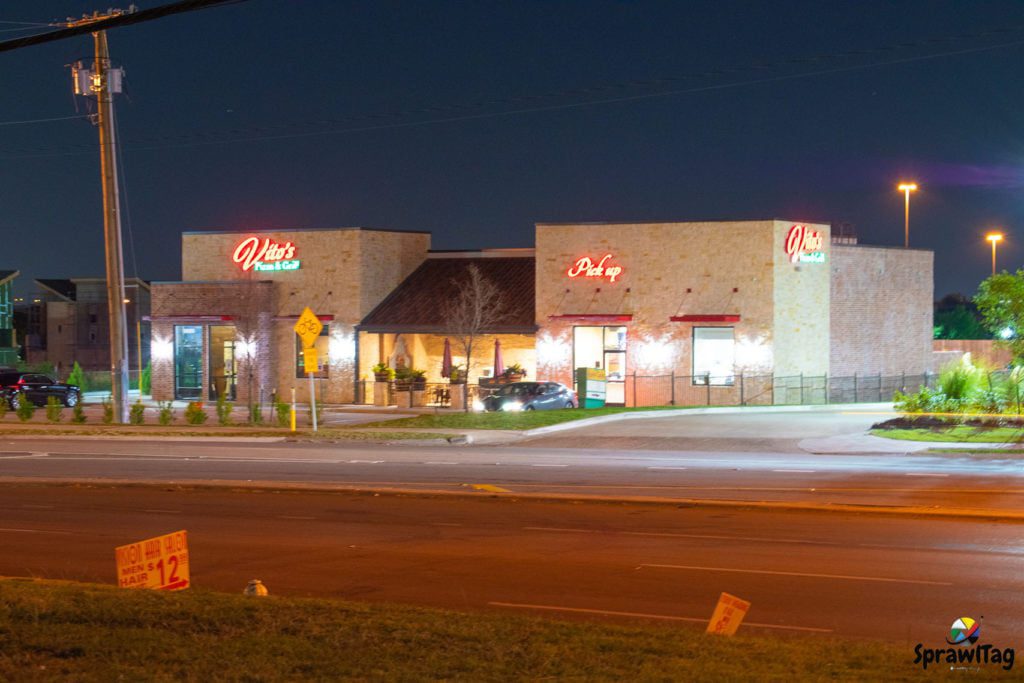 Vito's Pizza And Grill at night