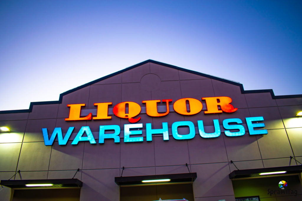 Liquor warehouse in Irving Texas