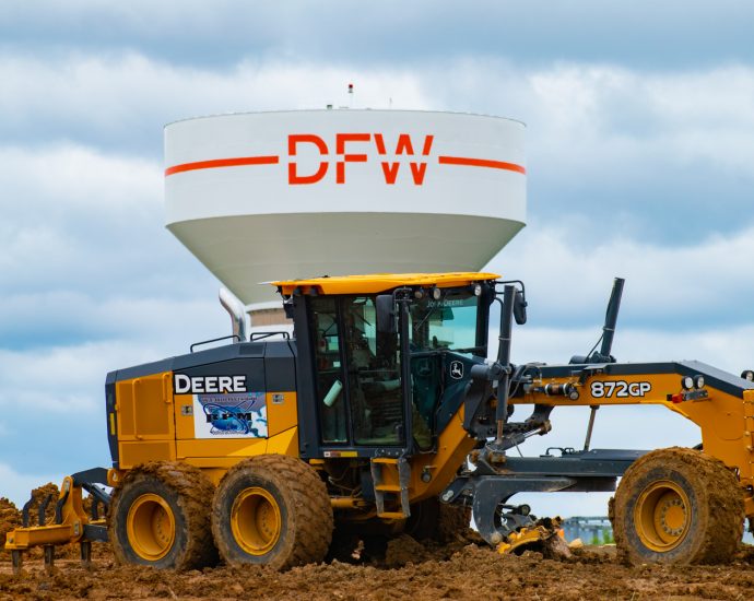 DFW airport water tank