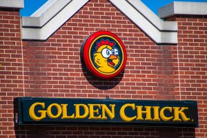 Golden Chick Sign in Texas