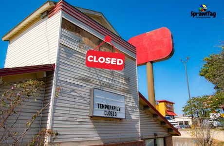 Closed Golden Corral in Irving