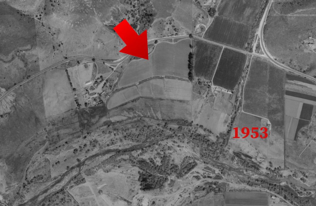 Snapdragon Stadium site in 1953.