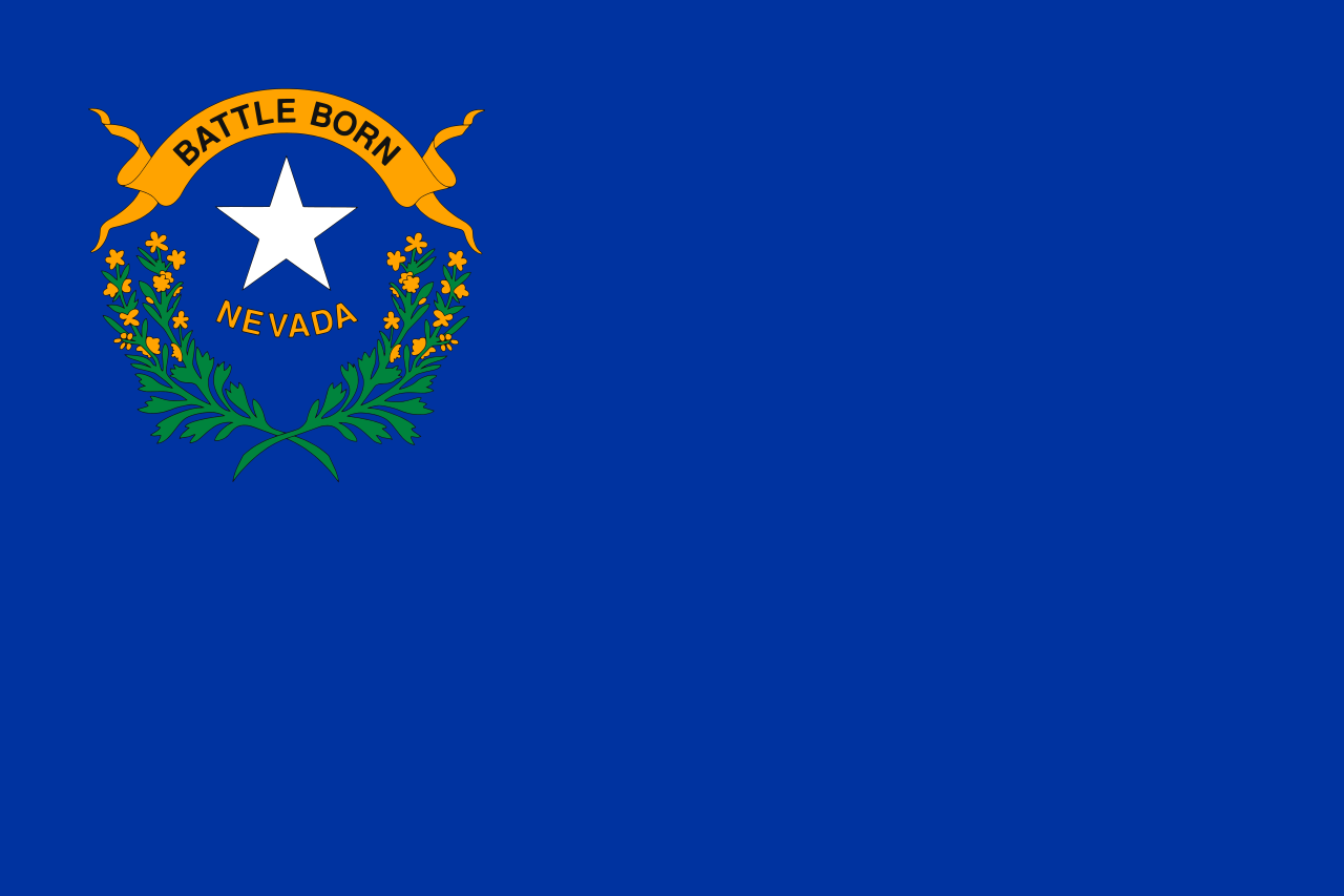 Nevada flag.