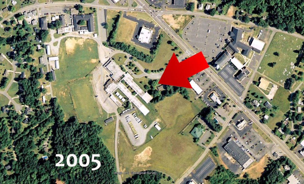Same view 11 years later of Boiling Springs High School’s Ninth Grade Campus.