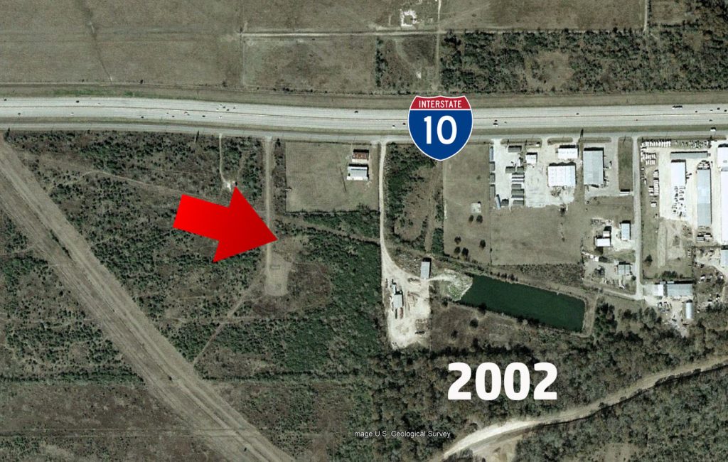 This aerial image was captured in 2002 when Katy had a population of over 12,000. The population has since doubled.