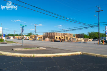 Construction on Bedford road in Hurst.